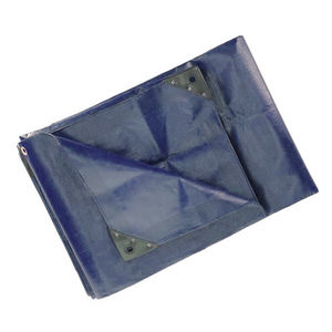 Bâche en PE bleu foncé très résistante, grande capacité, couleurs et tailles personnalisées pour une utilisation professionnelle en extérieur - Product Image 6