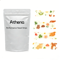 Bandes nasales Fashion Athena Innovation, sûres, hypoallergéniques, sans latex, avec logo imprimé, adaptées au sommeil