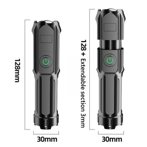 Портативный уличный светодиодный фонарь с USB-зарядкой, аккумулятор 18650, водонепроницаемость IP65, телескопический зум, дальность луча 1000+ м, для кемпинга - Product Image 5