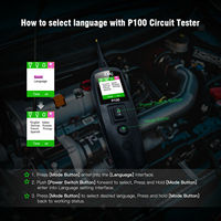 For Jdiag P100 Original Circuit Tester Electrical Current Voltage Power Scanner Professional Diagnostic Tool