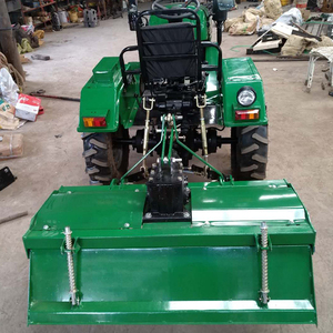 China Factory High Efficiency Mini Tractor 4wd Tractor Front Loader Cheap Tractor With 6+1 Gearbox For Rotary Tiller
