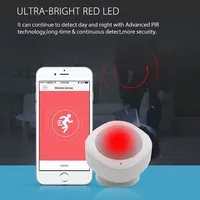 RSH Capteur de Mouvement PIR Intelligent ZigBee USB à Angle Réglable Wi-Fi Tuya pour Système d'Alarme de Sécurité Domestique