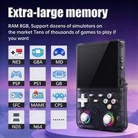 Console de jeu portable R36 Ultra X, écran IPS 4,5 pouces, émulateur rétro, 64 Go, plus de 20000 jeux classiques, lecteur vidéo Linux de poche pour enfants