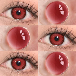 EYESHARE Lentilles de contact colorées Crazy Lens pour cosplay, lentilles rouges pour Halloween, lentilles souples, lentilles <span class=keywords><strong>Sharingan</strong></span> - Product Image 6