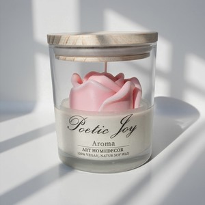 Velas Aromáticas de Cera de Soja en Forma de Rosa - Venta al por Mayor, Sin Humo, Ecológicas, Hechas a Mano, Aromaterapia para San Valentín, Acción de Gracias, Navidad - Product Image 1