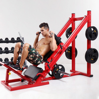 Machine de presse de jambe de Squat 45 degrés de Hack de force de forme physique professionnelle commerciale équipement de gymnastique de Machine de pédale inversée