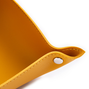 Sang trọng đa chức năng da catchall khay người phục vụ nhỏ da có thể gập lại khay sang trọng wate bằng chứng PU khay tổ chức bền - Product Image 4