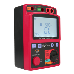 Comprobador de Aislamiento Digital Benetech GM3125, 1000G OHM, Resistencia a Alto Voltaje 5000V, Material ABS, Alimentación por 4 Pilas AAA - Product Image 2
