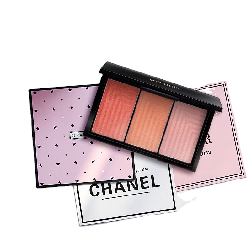 OEM макияж щек натуральный румяна высокого пигмент динамический метка частного назначения кисть для румян