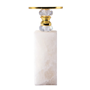 European <strong>Style</strong> Creative Indoor Crystal Romantic Candle Holder Soft Coffee Dining Table Decoration Ornaments Metal <strong>Lanterns</strong> - Product Image 2