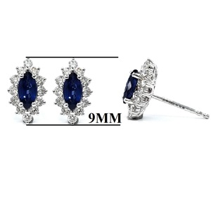 Boucles d'oreilles clous en or blanc 18 carats de haute qualité, design vintage et tendance, plaqué or, pour mariage, fête ou cadeau, vente en gros Hong Kong - Product Image 2