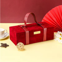 Boîte d'emballage en carton de luxe portable personnalisée pour cadeaux d'anniversaire et de mariage, vente en gros