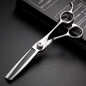 <span class=keywords><strong>Forbici</strong></span> Professionali da <span class=keywords><strong>Barbiere</strong></span> in Acciaio Inossidabile Lucidato Argento per Taglio e Sfilatura, con Punta Affilata, per Destrorsi - Product Image 3