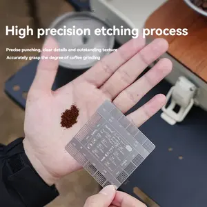 Règle de référence pour la finesse de mouture du café, outil auxiliaire pour le broyage manuel des grains de café italiens - Product Image 2