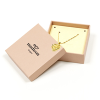 Boîte à bijoux personnalisée recyclable, emballage en papier personnalisé, boîtes à bijoux en carton avec pochette
