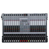 Console de mixage audio professionnelle Yaika BMG Sound RG Series, 8 à 20 canaux, USB, DSP, certifiée CE, construction métallique, performance sur scène