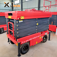 Plateforme élévatrice mobile à ciseaux certifiée CE, plateforme de maintenance aérienne hydraulique