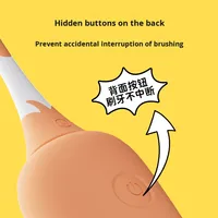 Cepillo de dientes eléctrico para niños de levitación magnética, recargable de 3 a 6 años, cerdas suaves, automático, sin forma de U