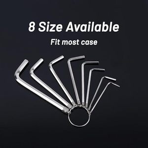Set di chiavi esagonali <span class=keywords><strong>a</strong></span> L metriche portatili 8 in 1 <span class=keywords><strong>da</strong></span> 1,5 mm <span class=keywords><strong>a</strong></span> <span class=keywords><strong>6</strong></span> mm - Product Image 5