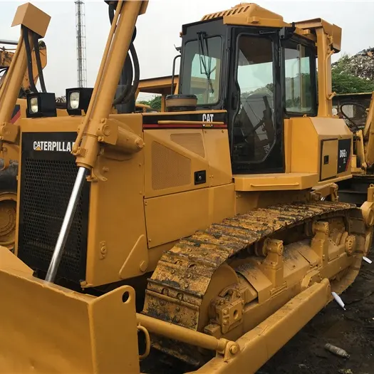 Eski sarı buldozer Cat D6G-2 D6C D6T D7G D6D D6G D6G-2 DOZER