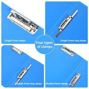 Biểu tượng tùy chỉnh A4 dữ liệu thư mục giữ tập tin mạnh mẽ bền chống bụi <span class=keywords><strong>PP</strong></span> tập sách với kẹp điện vật liệu dày cho nộp hồ sơ sản phẩm - Product Image 4