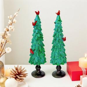 Adorno Artístico de Resina Epoxi con Purpurina para Árbol de Navidad, Decoración de Escritorio para el Hogar, Accesorios para Crear Ambiente Navideño - Product Image 3
