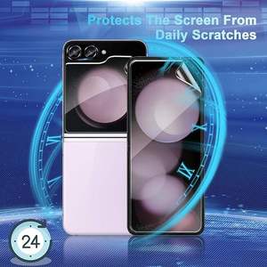 ฟิล์มกันรอยไฮโดรเจล TPU แบบเต็มจอ ผลิตตามสั่งจากโรงงาน สำหรับ Samsung Galaxy Z Flip Fold 5 6 7 8 ฟิล์มนิ่มสำหรับโทรศัพท์มือถือ - Product Image 4