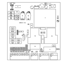간단한 유니버설 버전 433.92 현대 디자인 슬라이딩 게이트 오프너 회로 기판 롤링 코드 - Product Image 3