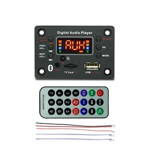 บอร์ดถอดรหัส MP3 บลูทูธ 5.0 12V พร้อมหน้าจอสี โมดูลเครื่องเสียงติดรถยนต์ รองรับ USB TF วิทยุ FM เครื่องเล่น WMA MP3 - Product Image 2