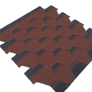 Giá Rẻ Giá lợp vật liệu chống thấm nước 260mm 520mm đầy màu sắc sợi thủy tinh nhựa đường bệnh zona cho mái gỗ - Product Image 2