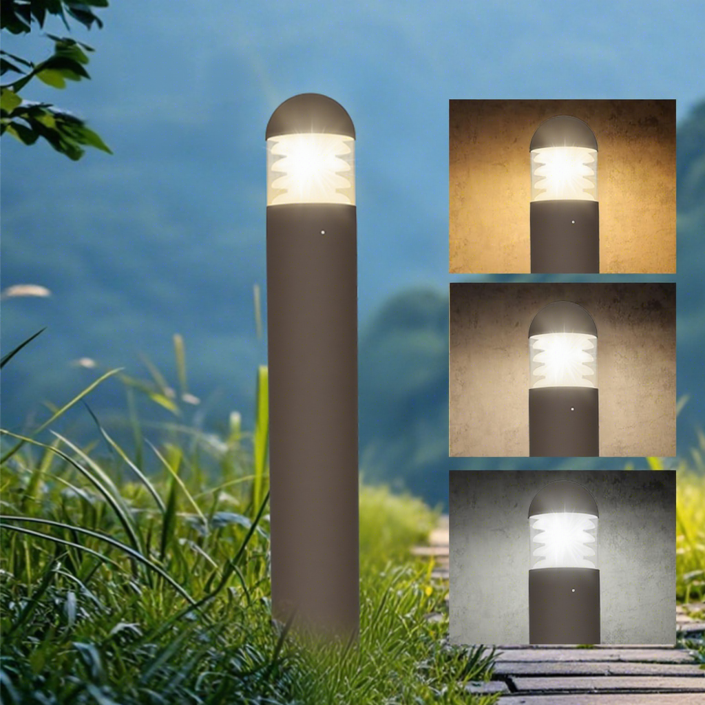 USA in Stock Outdoor LED Garden Lawn Light Aluminum Pathway Landscape Courtyard Villa Grassland Road Bollards Lights