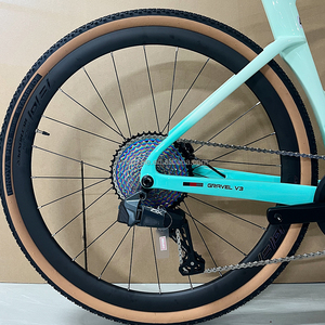 จักรยานคาร์บอนกราเวล TWITTER Gravel V3 ไร้สาย 13 สปีด ชุดเกียร์อิเล็กทรอนิกส์ WheelTop เบรคดิสก์ไฮดรอลิก 700C - Product Image 5