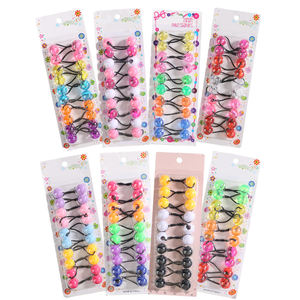 Accessori per Capelli per Bambine, Elastici con Palline in Seta per Coda di Cavallo, Fermacapelli con Perline per Bambine - Product Image 1