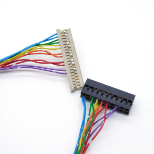 Câble LVDS personnalisé avec connecteurs JST SHDR-40V-S-B aux deux extrémités, pas de 1,0 mm, faisceau de câbles 40 broches pour écran LCD industriel et kiosque tactile - Product Image 6