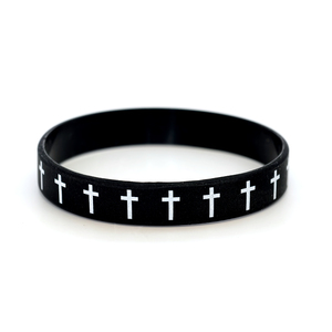 Venta Directa de Fábrica Pulsera de Silicona Impermeable de Jesús para Creencias Religiosas para Eventos y Actividades de la Iglesia - Product Image 5