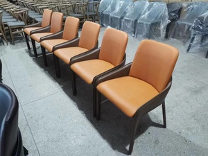 <span class=keywords><strong>Boconcept</strong></span> style eetkamerstoel chaise en cuir véritable dinant la chaise moderne - Product Image 3