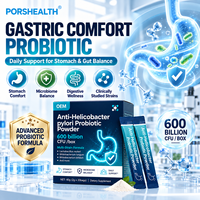 Sachets de Probiotiques Personnalisés pour le Soutien de l'H. Pylori 2g Formule Confort Gastrique Multi-Souches Marque Privée