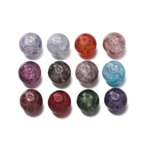<b>Crystal</b> Lampwork Glass <b>Beads</b> Round Pearlescent Treatment For Bracelet Making 8mm Scattered <b>Beads</b> Yiwu Origin Spring 2025 - Product Image 5