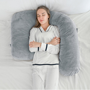 Oreiller de grossesse en forme de L pour femmes enceintes et dormeurs latéraux - Product Image 5
