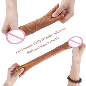 Cock Realistic Penis Sleeve Extender Wieder verwendbare Dildos Kondom Ejakulation Verzögerung Dick Vergrößerung Adult Goods Sexspielzeug für Männer - Product Image 2
