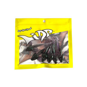 Échantillons gratuits 10cm 4.5g 6 pièces/sac appâts en silicone en plastique souple ver de pêche leurre souple artificiel <span class=keywords><strong>Gulp</strong></span> Zman leurres - Product Image 6