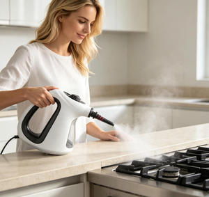 Limpiador a Vapor Portátil de Mano, 1300W, AC220-240V, Tanque de Agua de 500ml, Cable de Alimentación de 3M, Calentamiento Rápido en 20-30 Segundos, Salida de Vapor de 38-42g/min, Portátil para el Hogar - Product Image 3