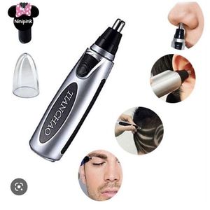 เครื่องตัดขนจมูกและหูแบบไฟฟ้าแบบชาร์จได้สำหรับผู้ชายผู้หญิงเครื่องมือดูแลขนบนใบหน้า - Product Image 1