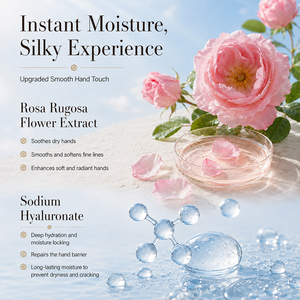 KORMESIC - Crema de Manos con Aroma Floral de 30 g, Crema de Manos Hidratante y Nutritiva con Aroma a Rosa, Manzanilla, Sakura y Lavanda, Halal y Natural - Product Image 4