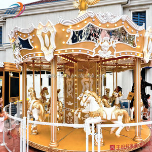 Manèges de type carrousel rotatif électriques, anciens, de style <span class=keywords><strong>royal</strong></span>, pour enfants, d'extérieur, magnifiques et attrayants, à vendre - Product Image 6