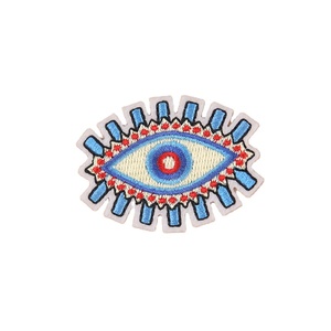 Hot Sale Laser Cut Iron on <strong>Doll</strong> Toy Eyeball Eyelash Evil Eye <strong>Patches</strong> Embroidery for Clothing - Product Image 3
