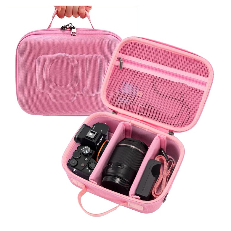 Оптовая продажа, сумка через плечо для фотоаппарата, DSLR/SLR/беззеркальная Компактная сумка для фотосъемки с камерами и линзами