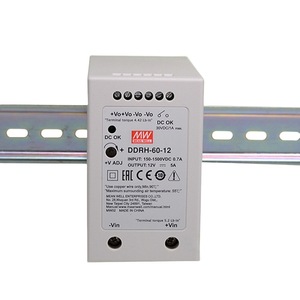 Mean Well DDRH-60-24 60W DC-DC <b>Converter</b> 150-1500Vdc Input DIN Rail Mount Adjustable Output <b>Voltage</b> - Product Image 2
