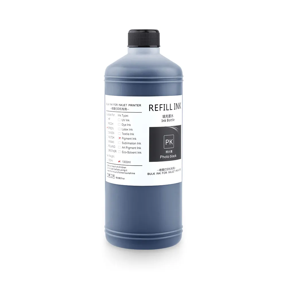 Tinta de pigmento transparente Mwei para Epson Stylus 4880 1500W, cabezal de impresión de 300 W, St 5290, T3000, T5000, T7000, Wf, H4973, 002, 1/2"