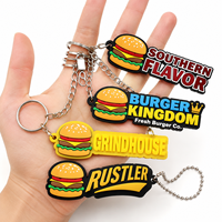Porte-clés en PVC souple personnalisé avec votre propre logo, vente en gros, porte-clés en caoutchouc moulé 2D 3D, porte-clés pour cadeau promotionnel, entreprise